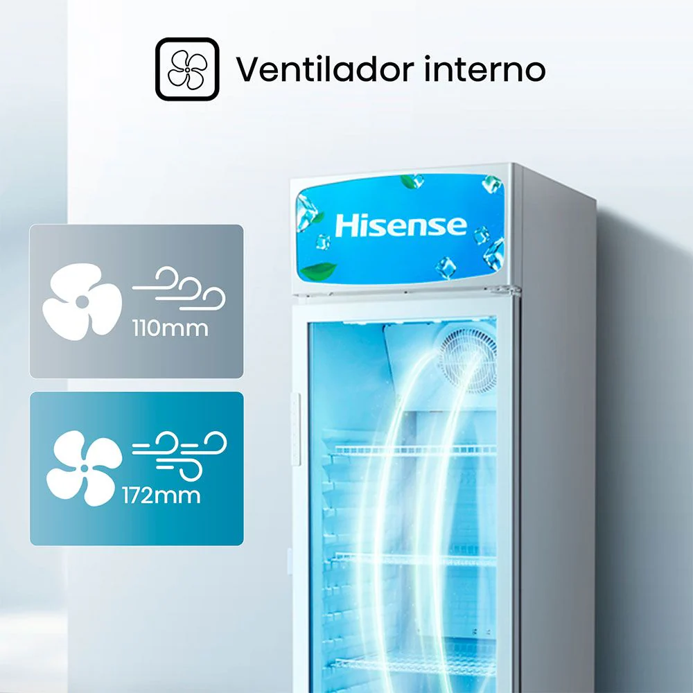 Vitrina Refrigeradora 8.5p3 Hisense SC-242 - Image 8