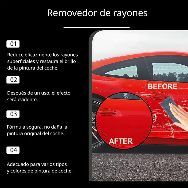 Removedor De Rayones Para Autos 120G Con Paños Y Esponja. Pasta Para Pulir Y Eliminar Rayones De Carros. TU090 - Image 3