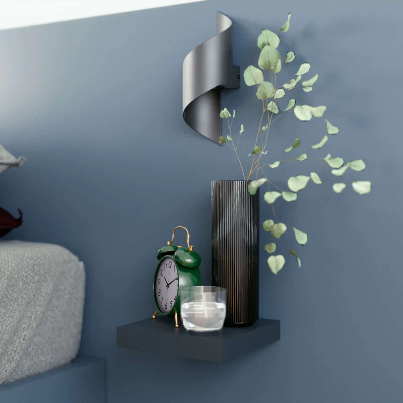 Repisas De Pared 23 Cm Largo X 23.5 Cm Ancho X 38 Mm Espesor (1 1/2") Color Negro ADR-3276007203196 - Image 2
