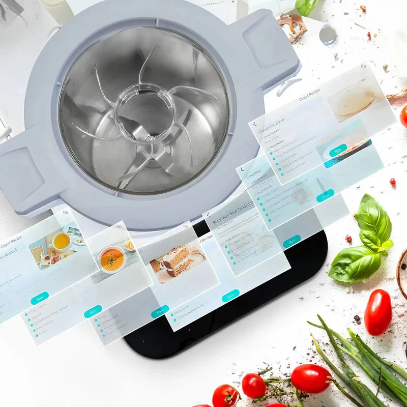 Robot De Cocina Inteligente 3L Robot Chef Carbone 30 En 1. Cocina 1000 Recetas Con Inteligencia Artificial AI KR-K3501 - Image 4