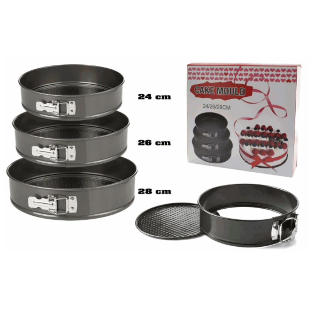Set 3 Moldes de Dulce 24cm / 26cm / 28cm BP-2043 - Image 4