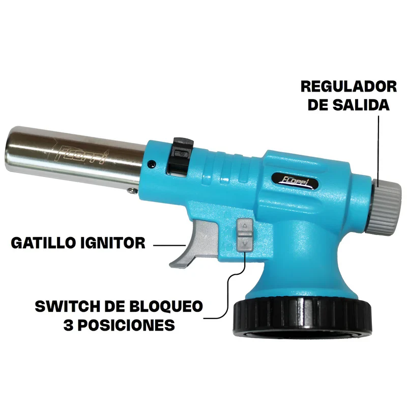 Soplete Antorcha Multiusos A Gas Butano FL-SP8 - Image 3