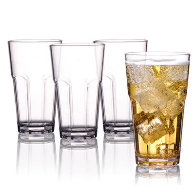 Vaso de Vidrio 455 ml | Vaso Alto Transparente para Agua, Jugos y Refrescos T-1676 - Image 2