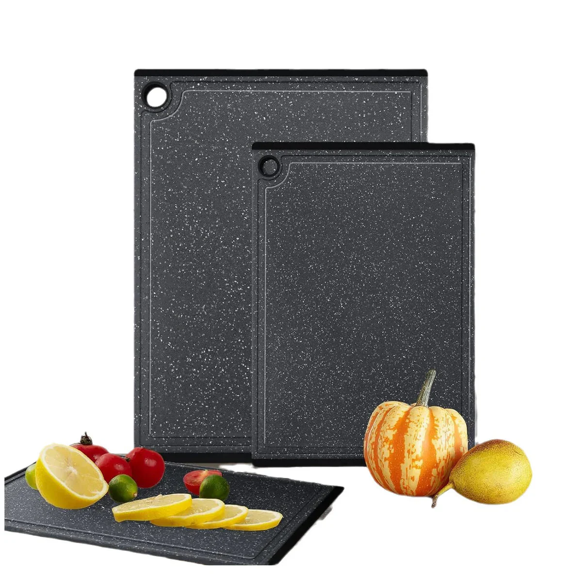 Tabla de Picar Plástico Negro 31.8x22.2x0.72cm 88467