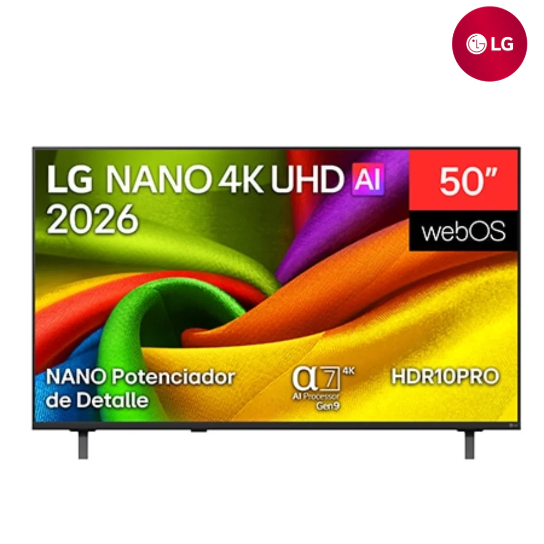 Televisor Smart TV 50" 4K UHD AI NU85 LG 50NU850BPSA Televisión.