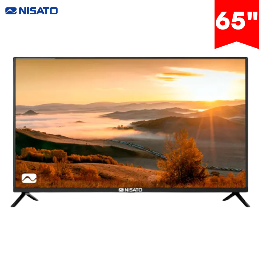 Televisor Smart TV LED 65" Nisato NLED-65GGLE Televisión.