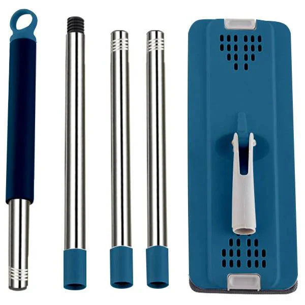 Trapeador Mop Plano De Microfibra Con Cubo Exprimidor AN23 - Image 4
