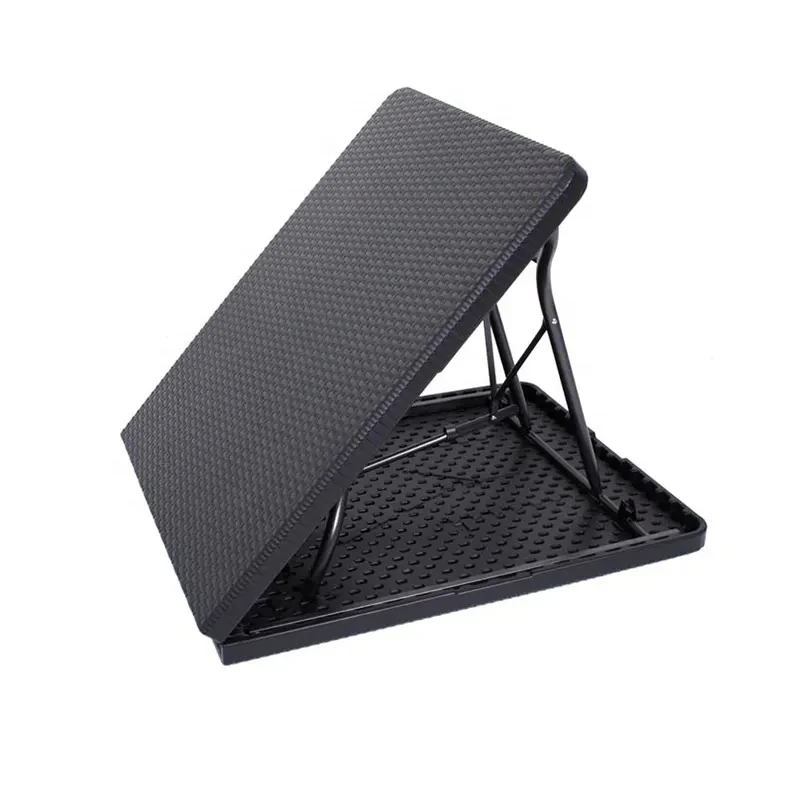 Mesa Plástica Plegable Negro 180x70x74cm 6 Pies UNT-0029 - Image 3
