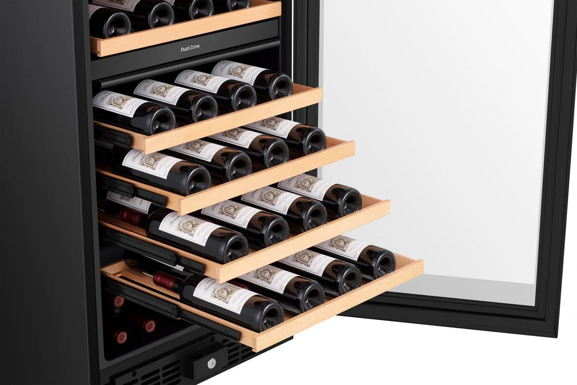 Vinera Enfriador de Vinos 8.5p3 76 Botellas Empotrable o de Piso Dual Zone con WiFi Hisense HWD076N3ASD - Image 10