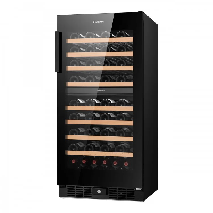 Vinera Enfriador de Vinos 8.5p3 76 Botellas Empotrable o de Piso Dual Zone con WiFi Hisense HWD076N3ASD - Image 7